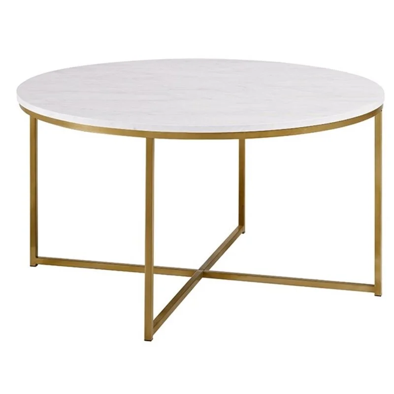 Gold and White Table from The Copper Quail