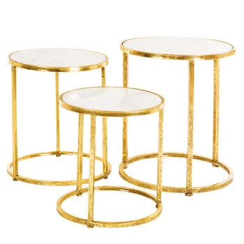Siena side tables from The Copper Quail