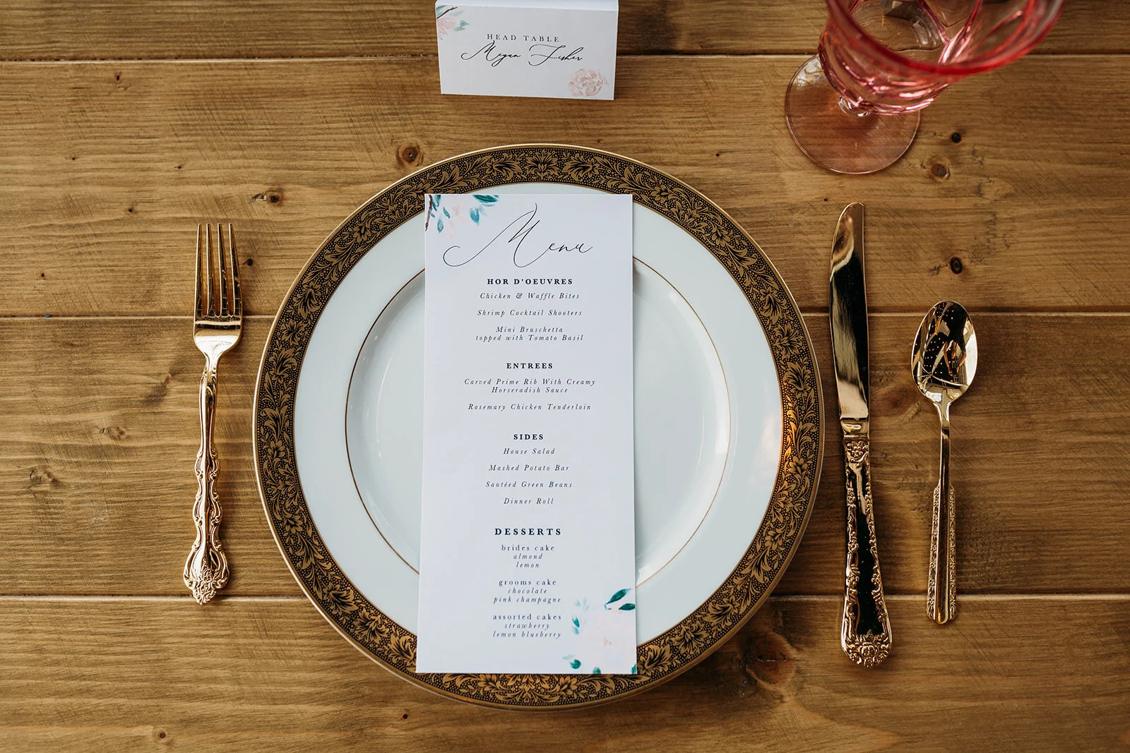 Vintage Gold Flatware from The Copper Quail