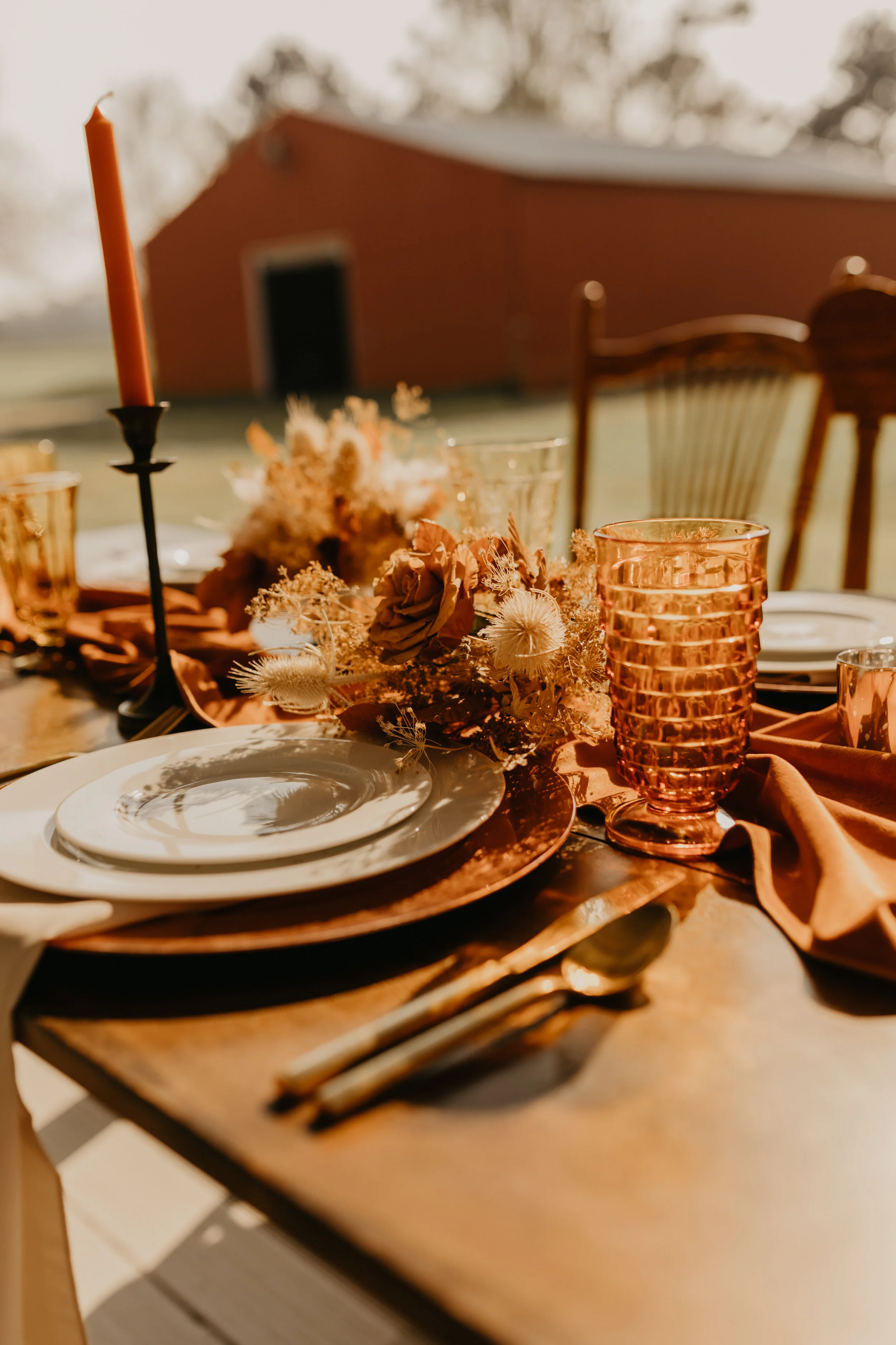 Amber Goblets from The Copper Quail