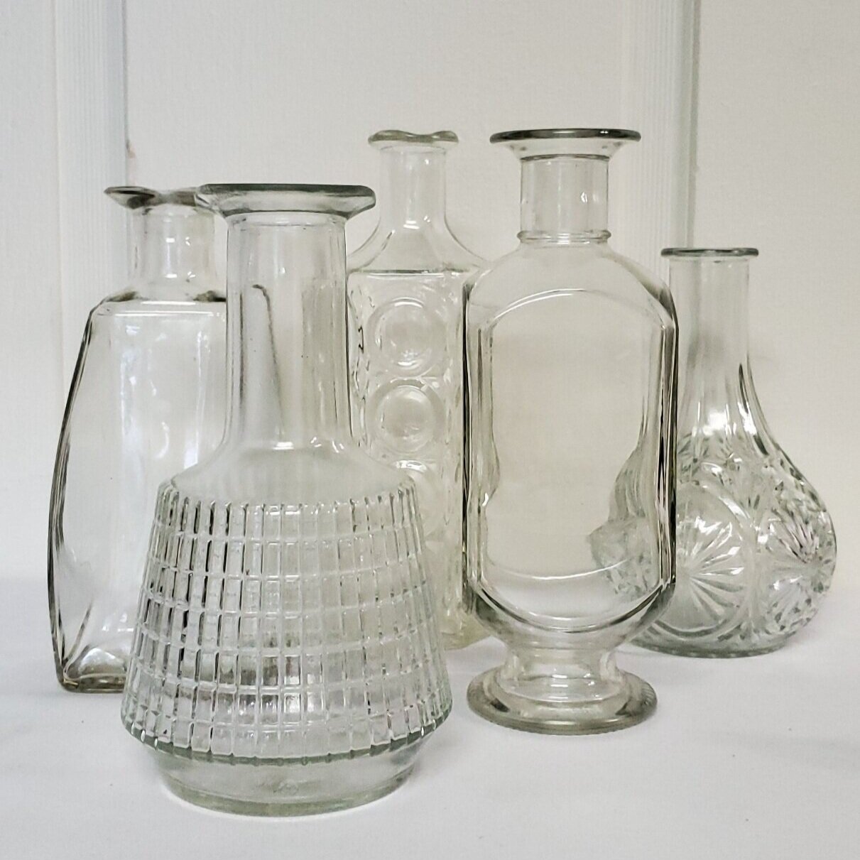 Vintage Glass Decanters from The Copper Quail