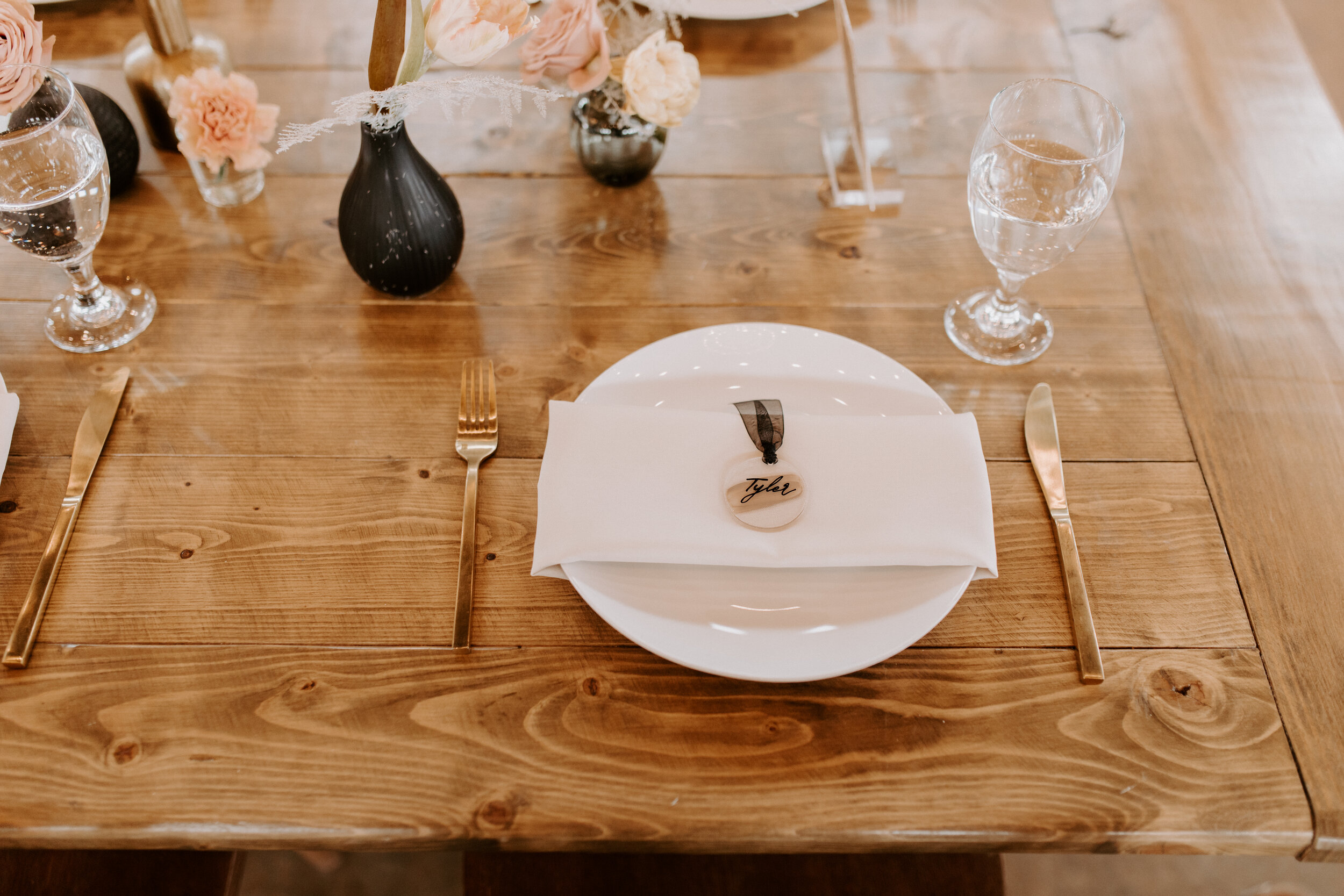 Matte Gold Flatware From The Copper Quail