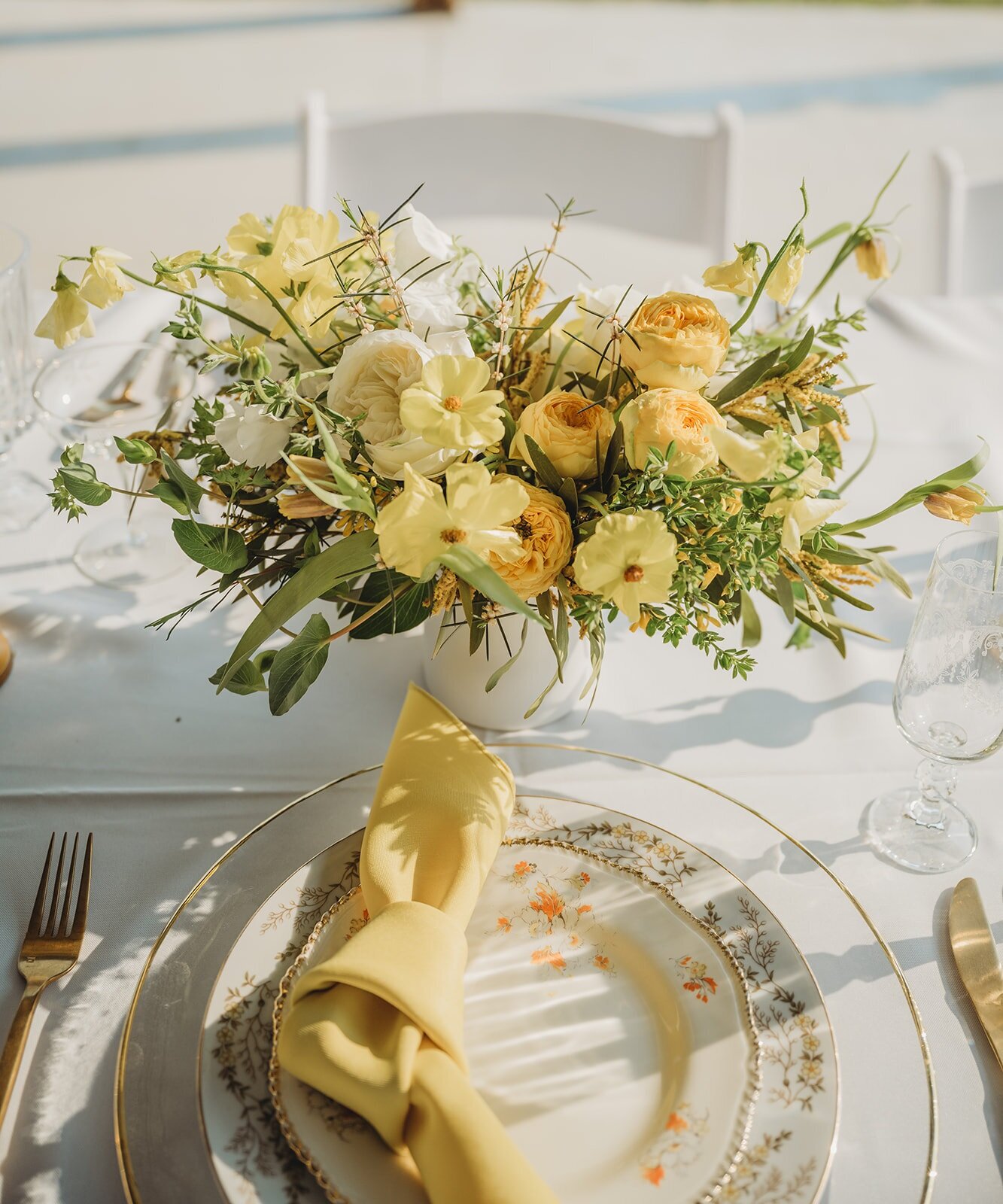 Matte Gold Flatware From The Copper Quail
