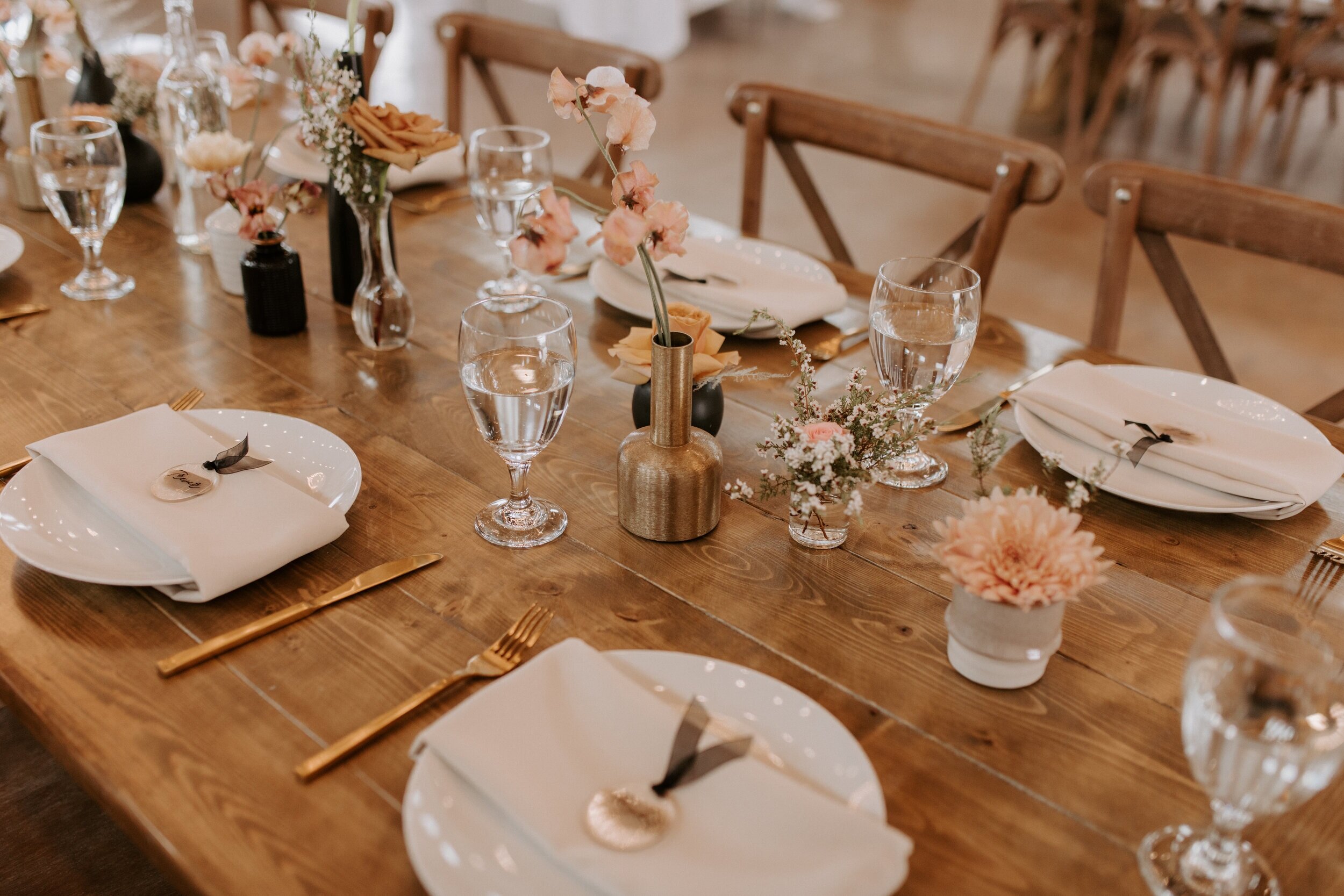 Matte Gold Flatware From The Copper Quail