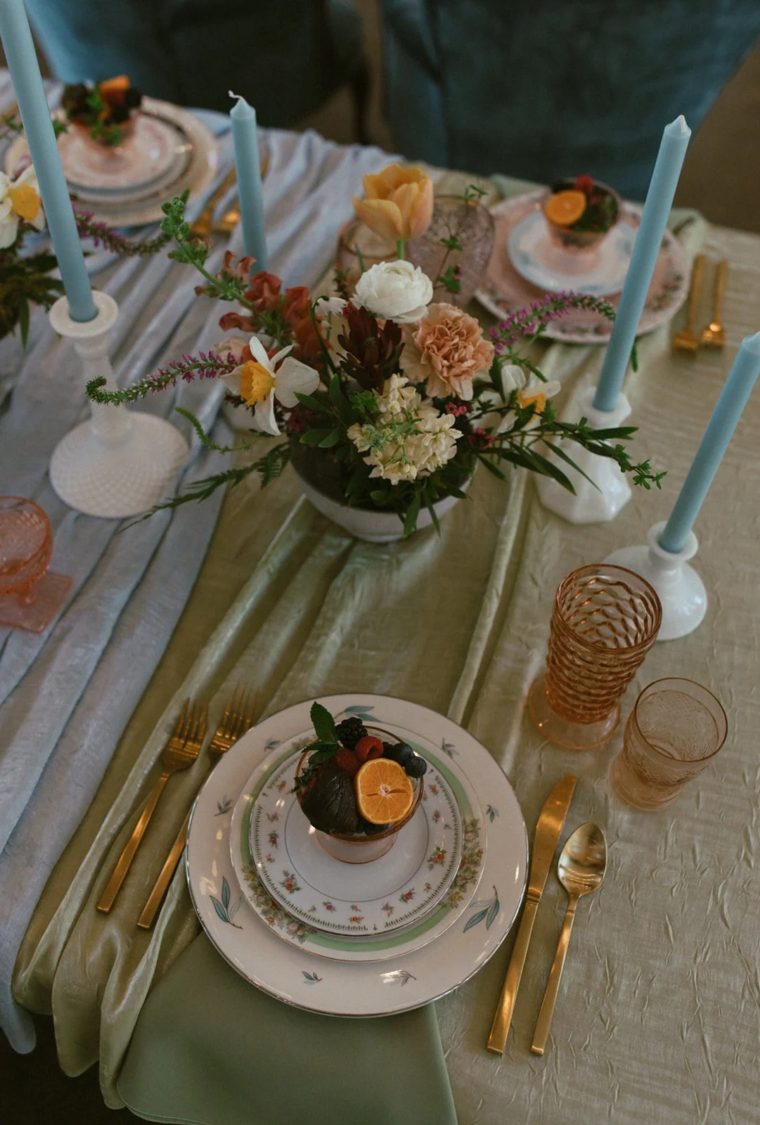 Pink Goblets from The Copper Quail