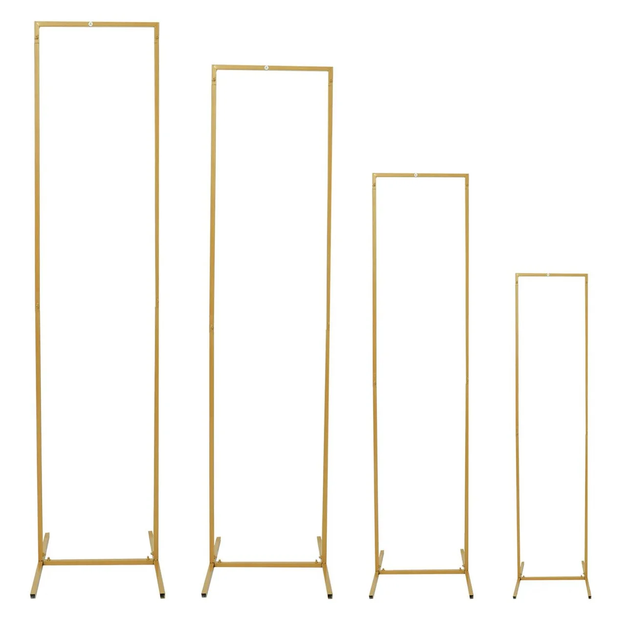 Gold Metal Rectangular Backdrops from The Copper Quail