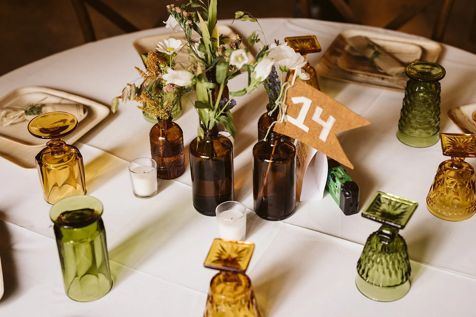 Amber Goblets from The Copper Quail