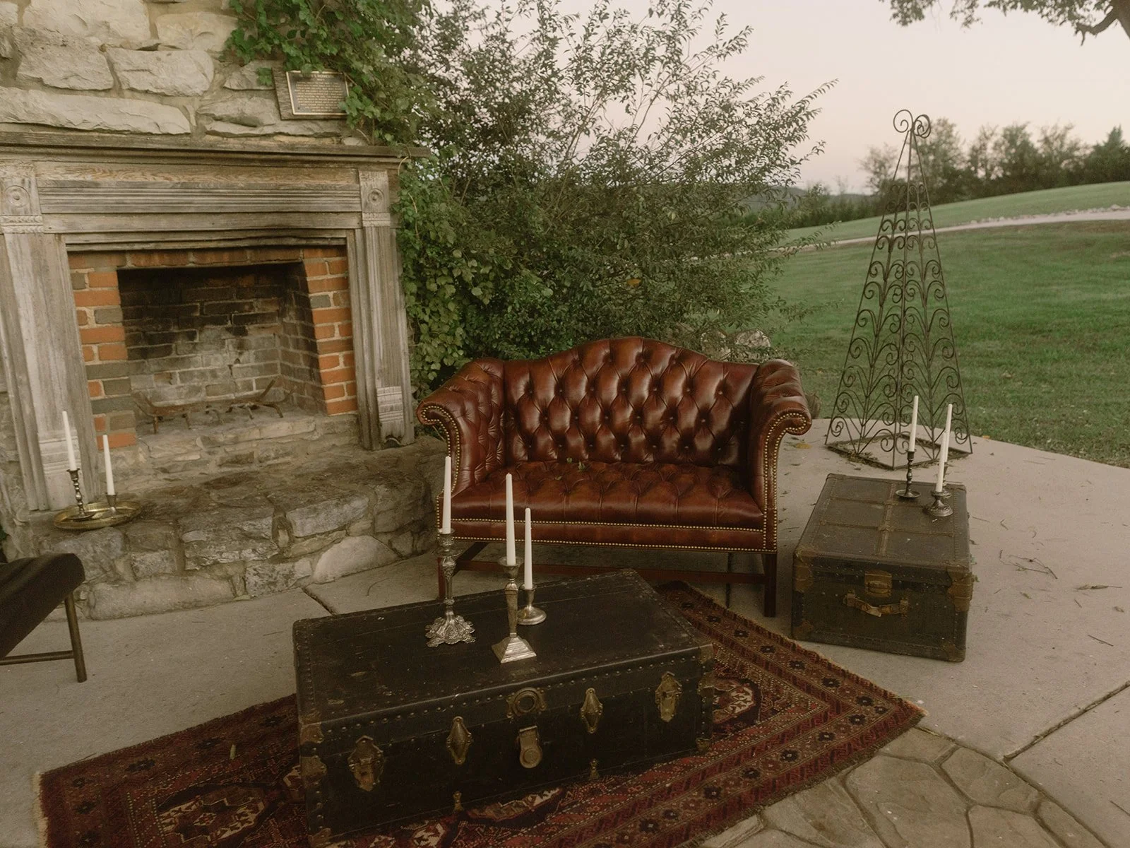 Vintage Deep Purple Rug for your Event Lounge