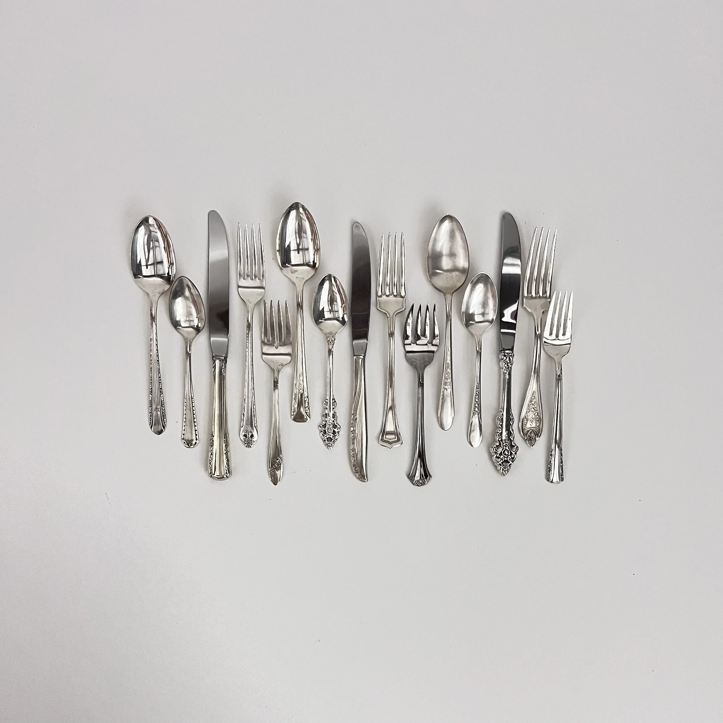 Chattanooga Area Flatware and Dishware RentalsEclectic Vintage Silverware