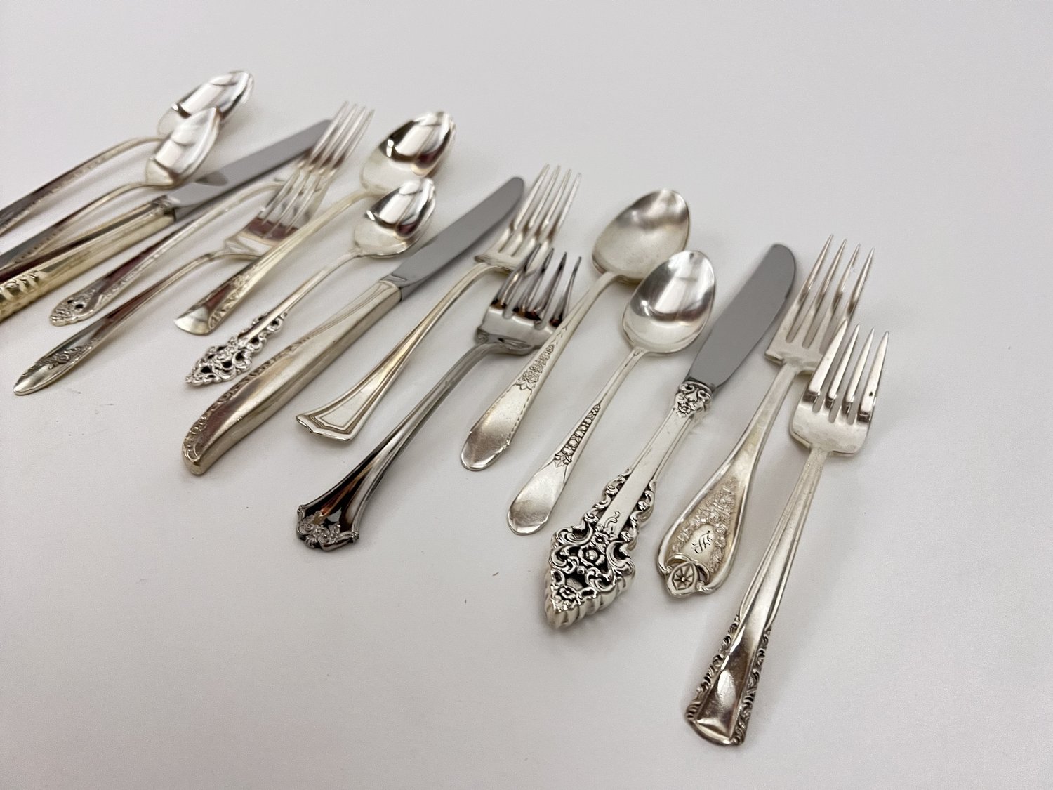 Chattanooga Area Flatware and Dishware Rentals-Eclectic Vintage Silverware
