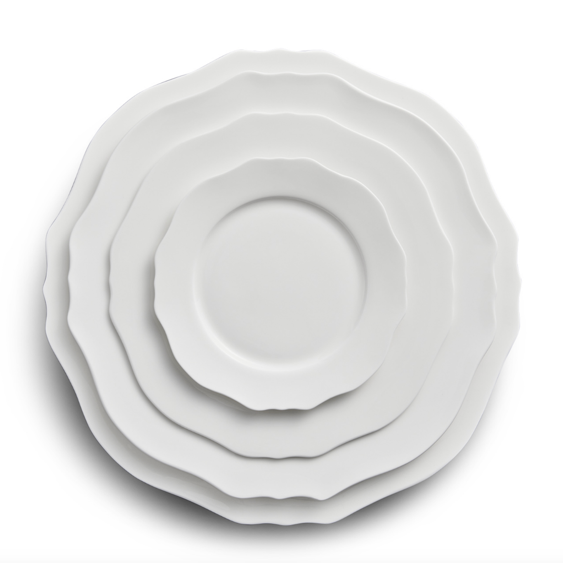 Coming soon! Magnolia Scalloped Plate Collection