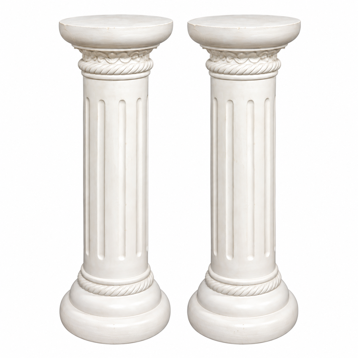 30" Round Resin Pillars