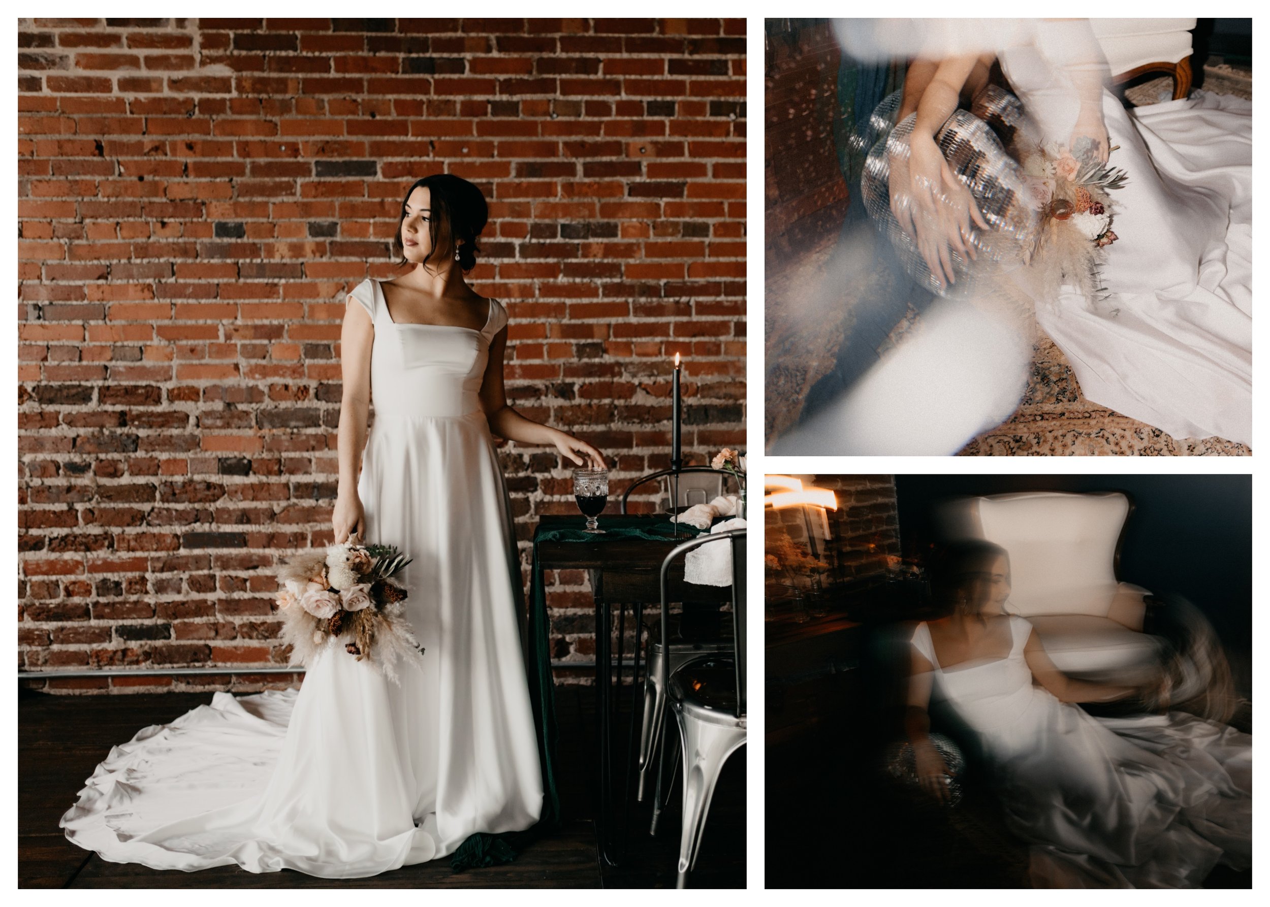 Moody meets Glam Wedding Copper Quail Rentals