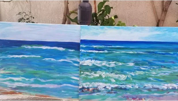 Painting Southern California-The Beach
