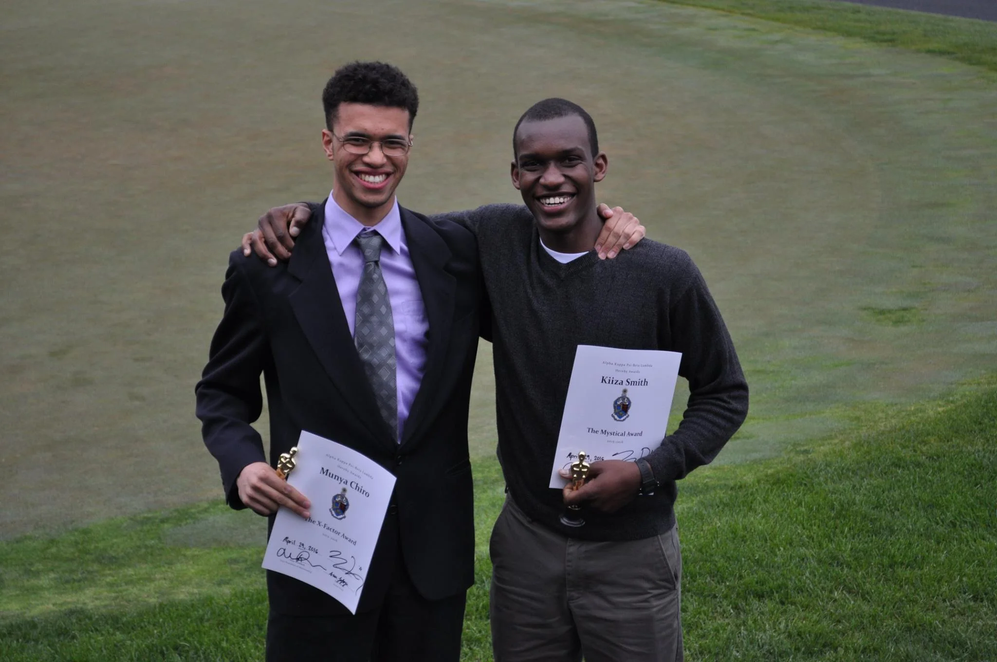 Annual awards at end of the year Banquet