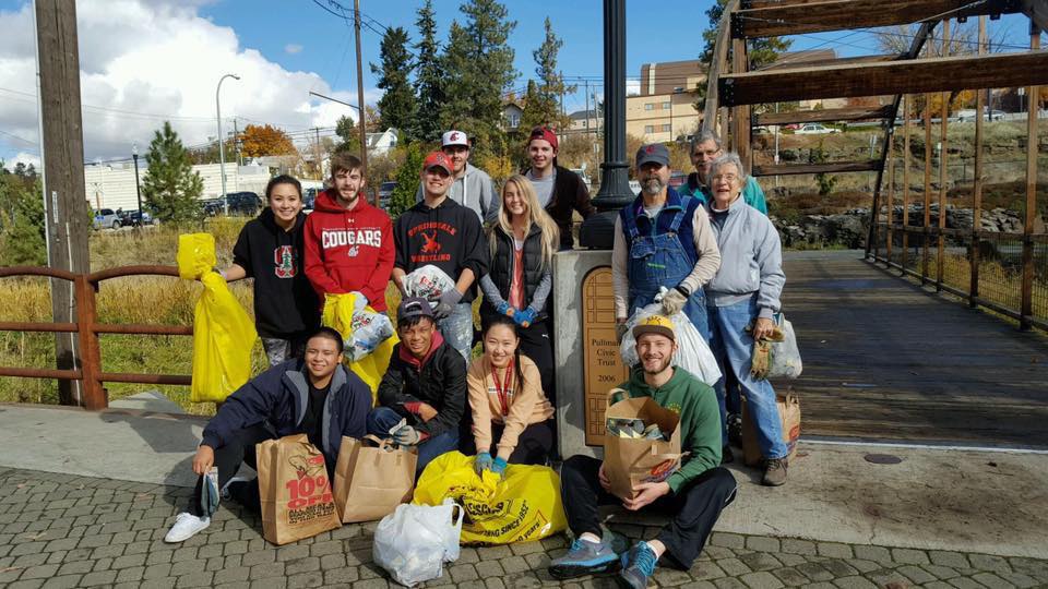 Fall stream clean service project