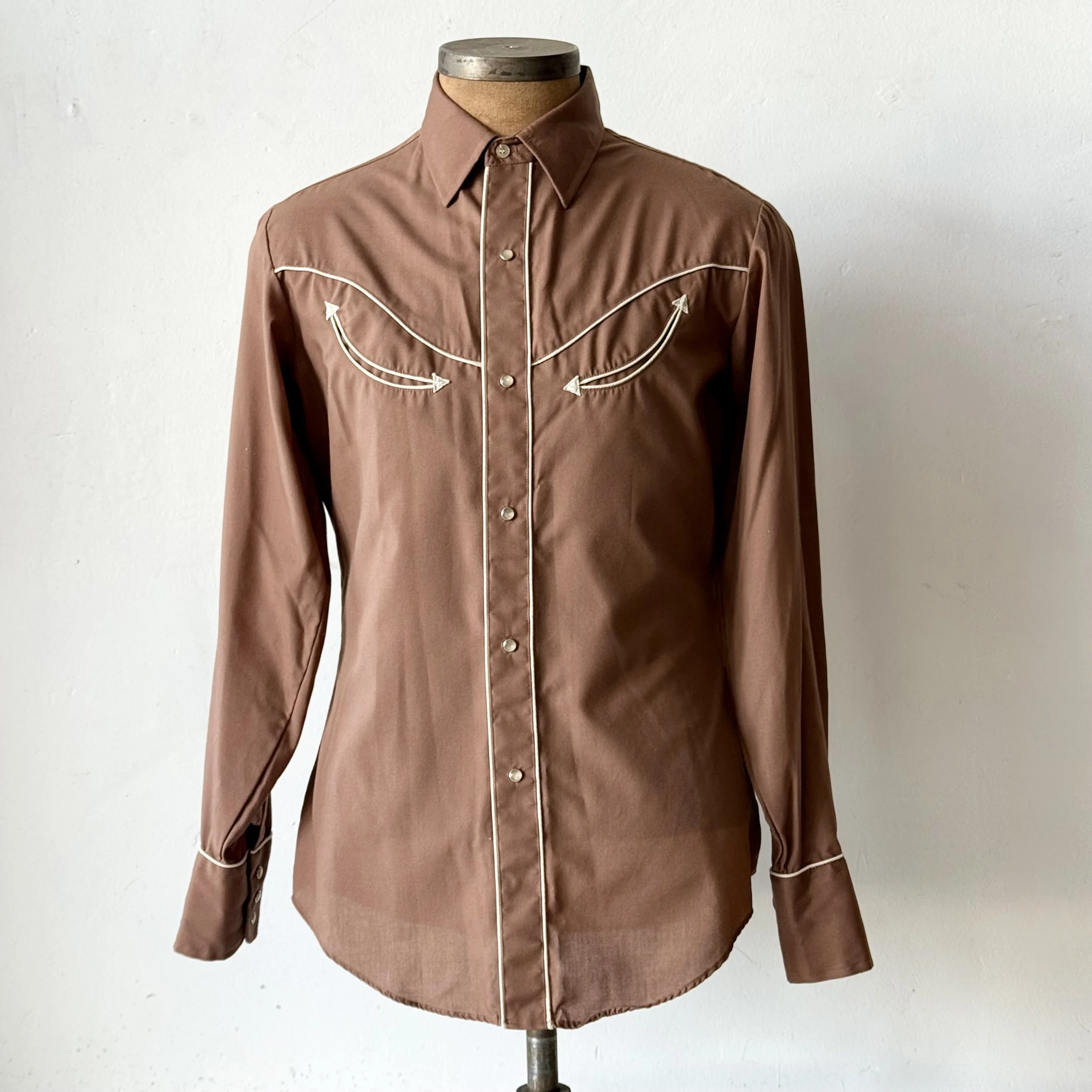 1970’s Men’s Levi’s Western Pearl Snap Button Down • S/M