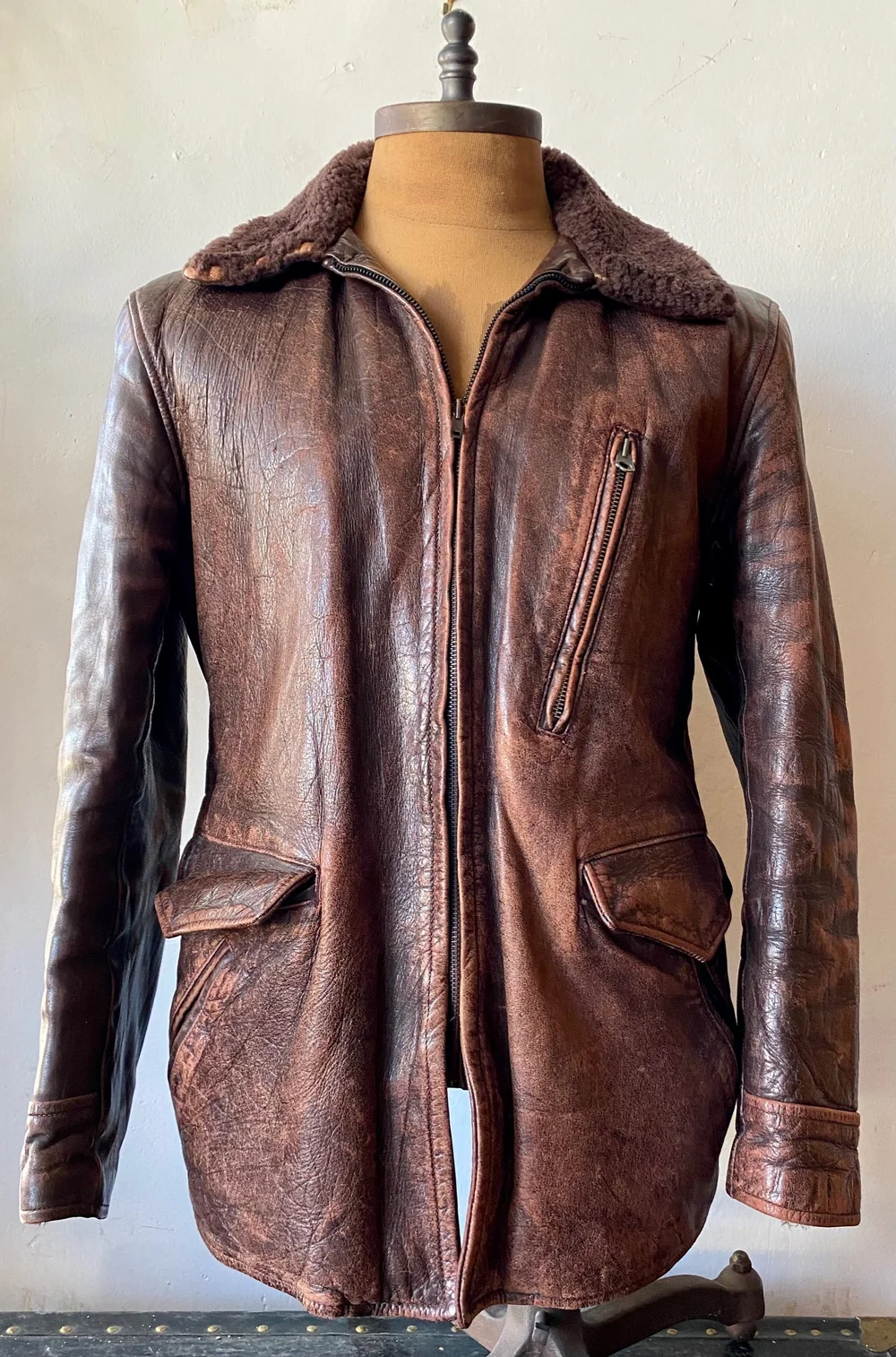 1950's Men's Horsehide & Shearling Jacket by Windward — Gibson