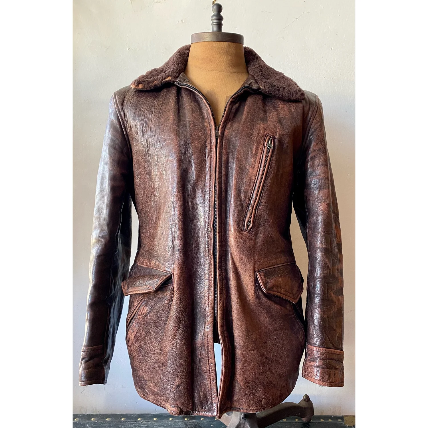 1950's Men's Horsehide & Shearling Jacket by Windward — Gibson