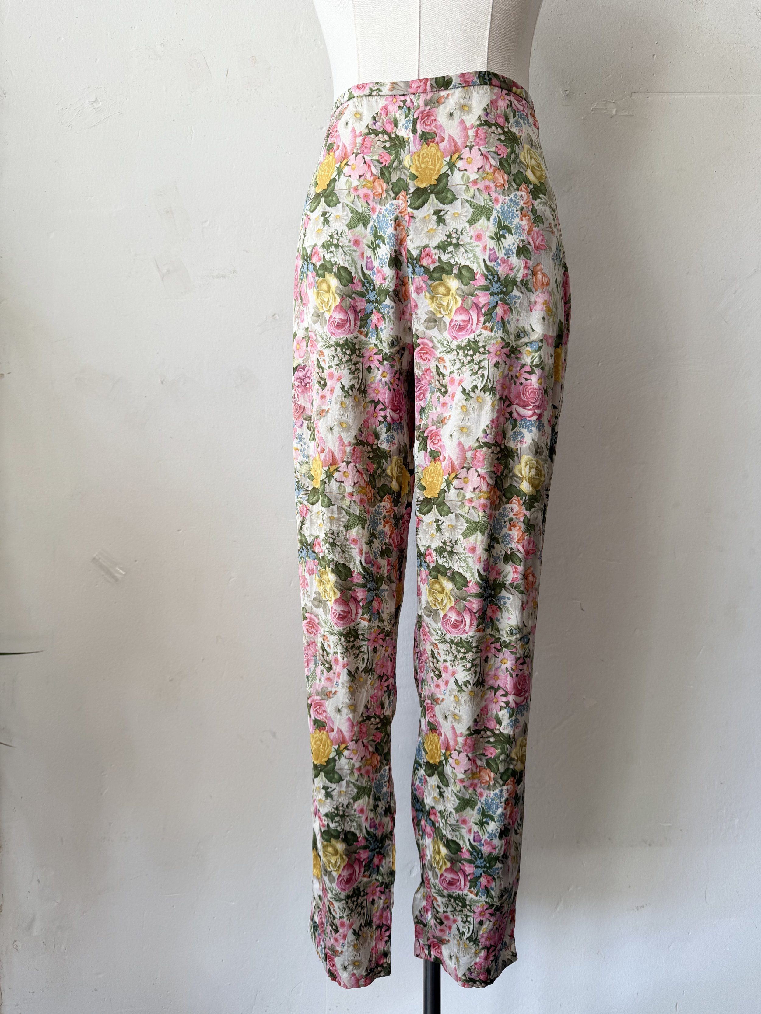 60’s Floral Pants