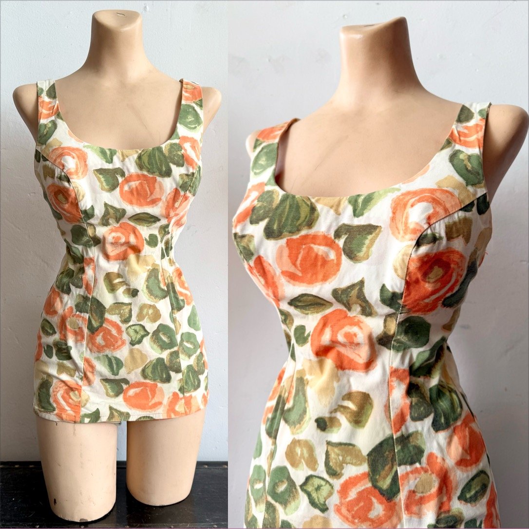 1950’s Pin-Up Style Swimsuit • XS/S