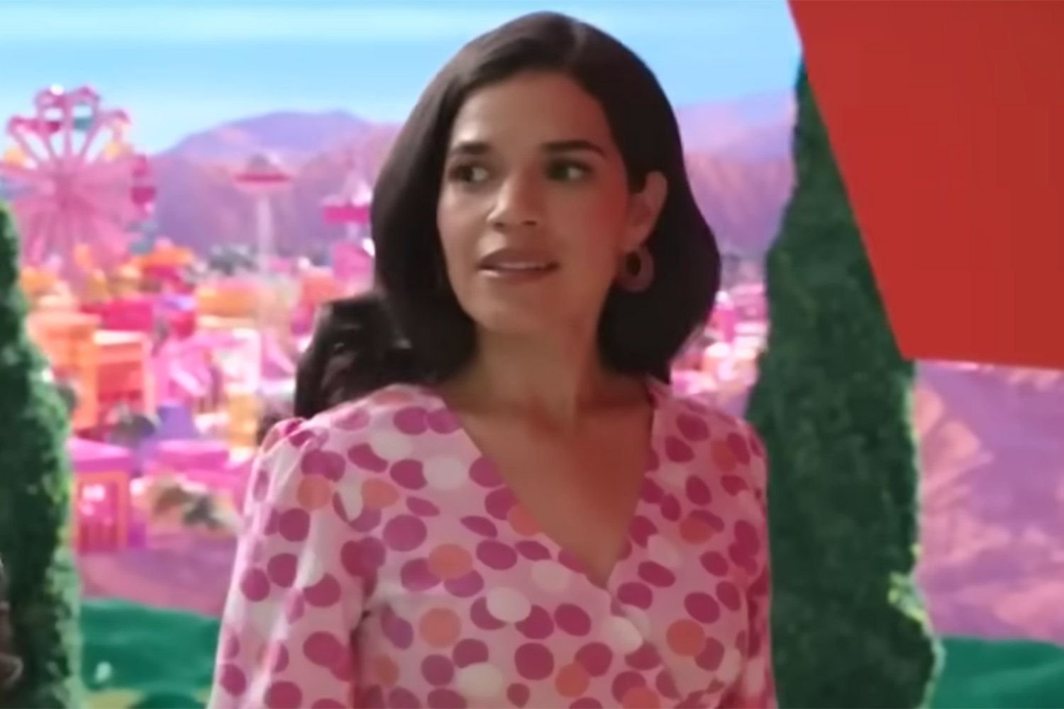 Image of America Ferrara from the Barbie movie as an example of imposter syndrome and women