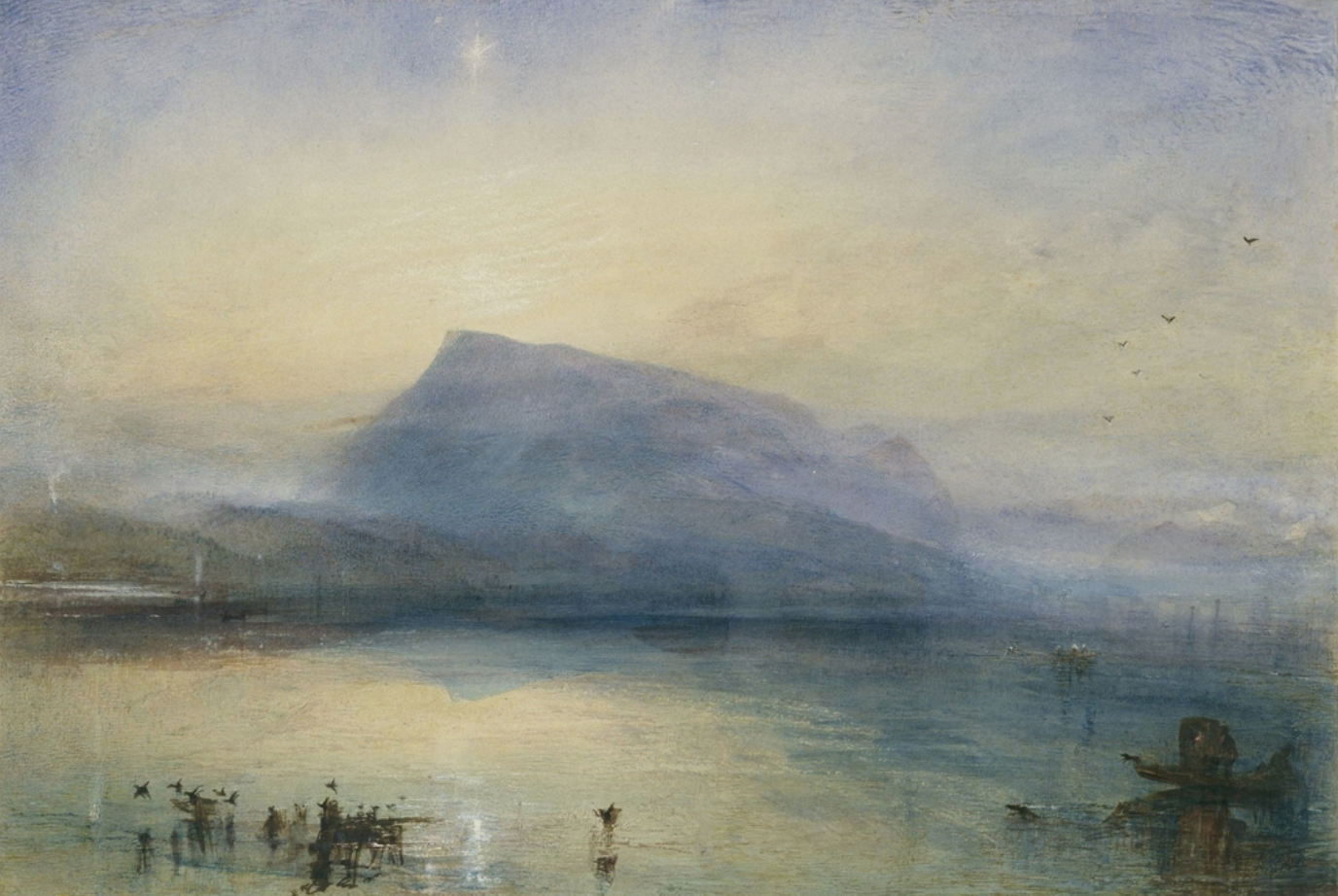 The Blue Rigi, Sunrise , 1842, J. M. W. Turner