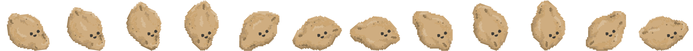 Main character animation.