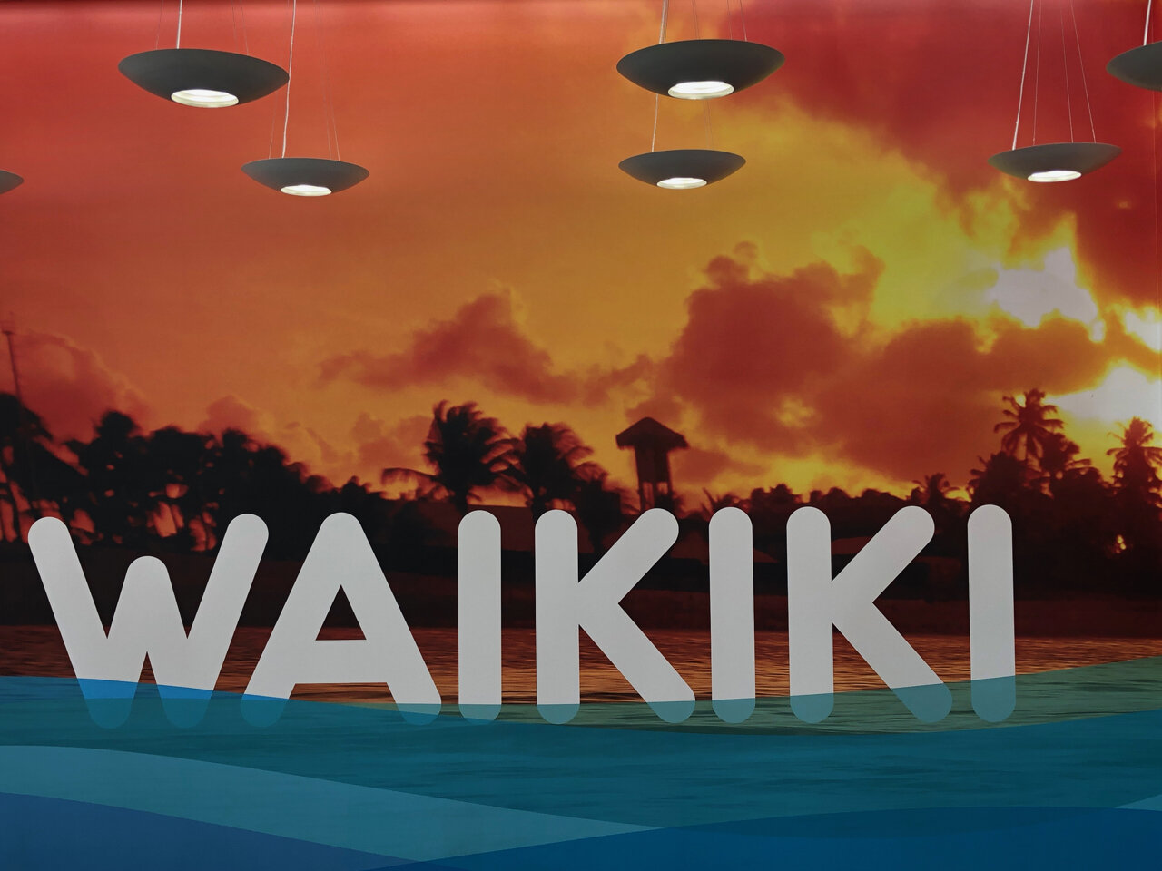 The lights in the Ross Dress for Less store made it look like aliens were invading Waikiki