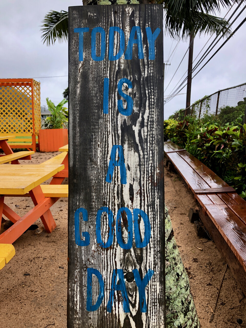 Sign at the The Sunrise Shack