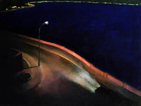On the Way to La Herradura Nigel Van Wieck Oil on Panel 9 x 12 inches