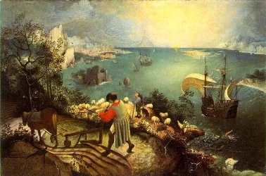 Landscape with the Fall of Icarus Pieter Bruegel