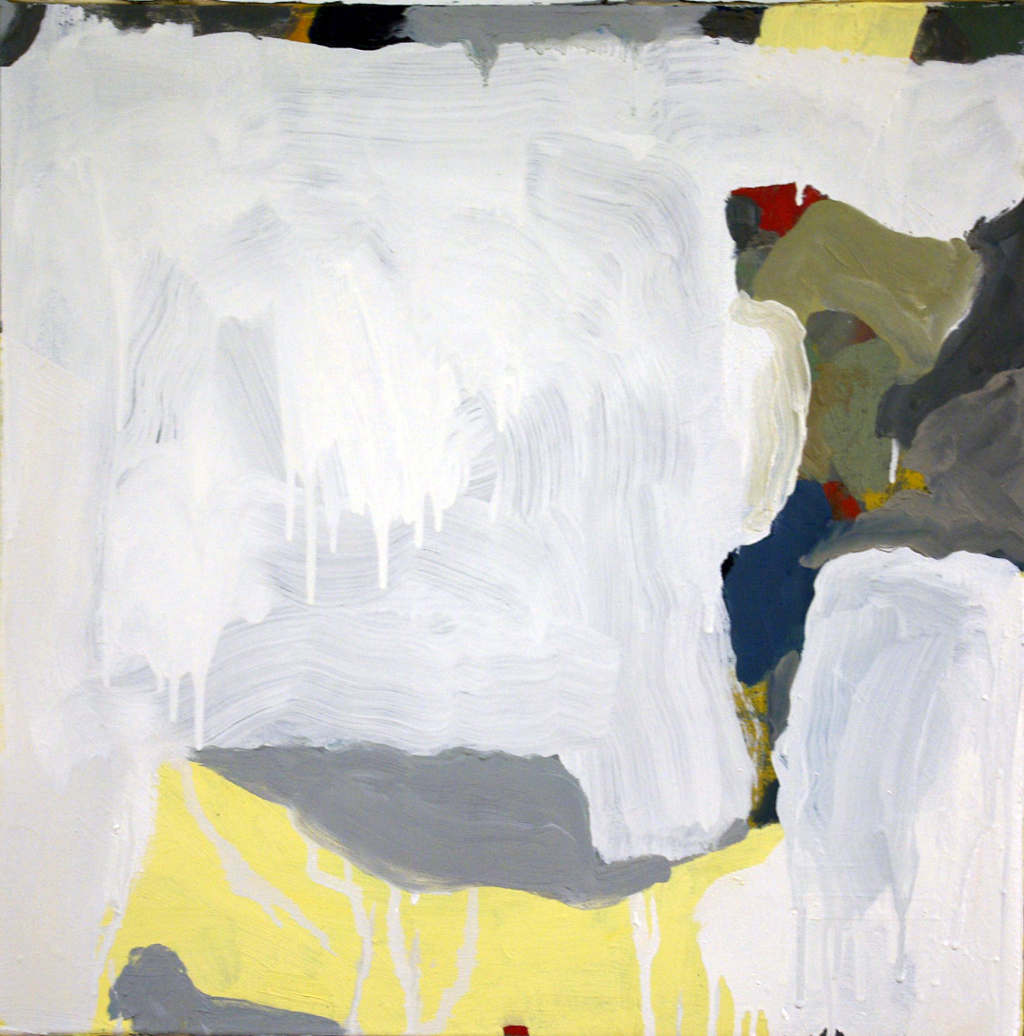 Responsibility for the Happiness of Others, oil and beeswax on canvas, 19"x19"