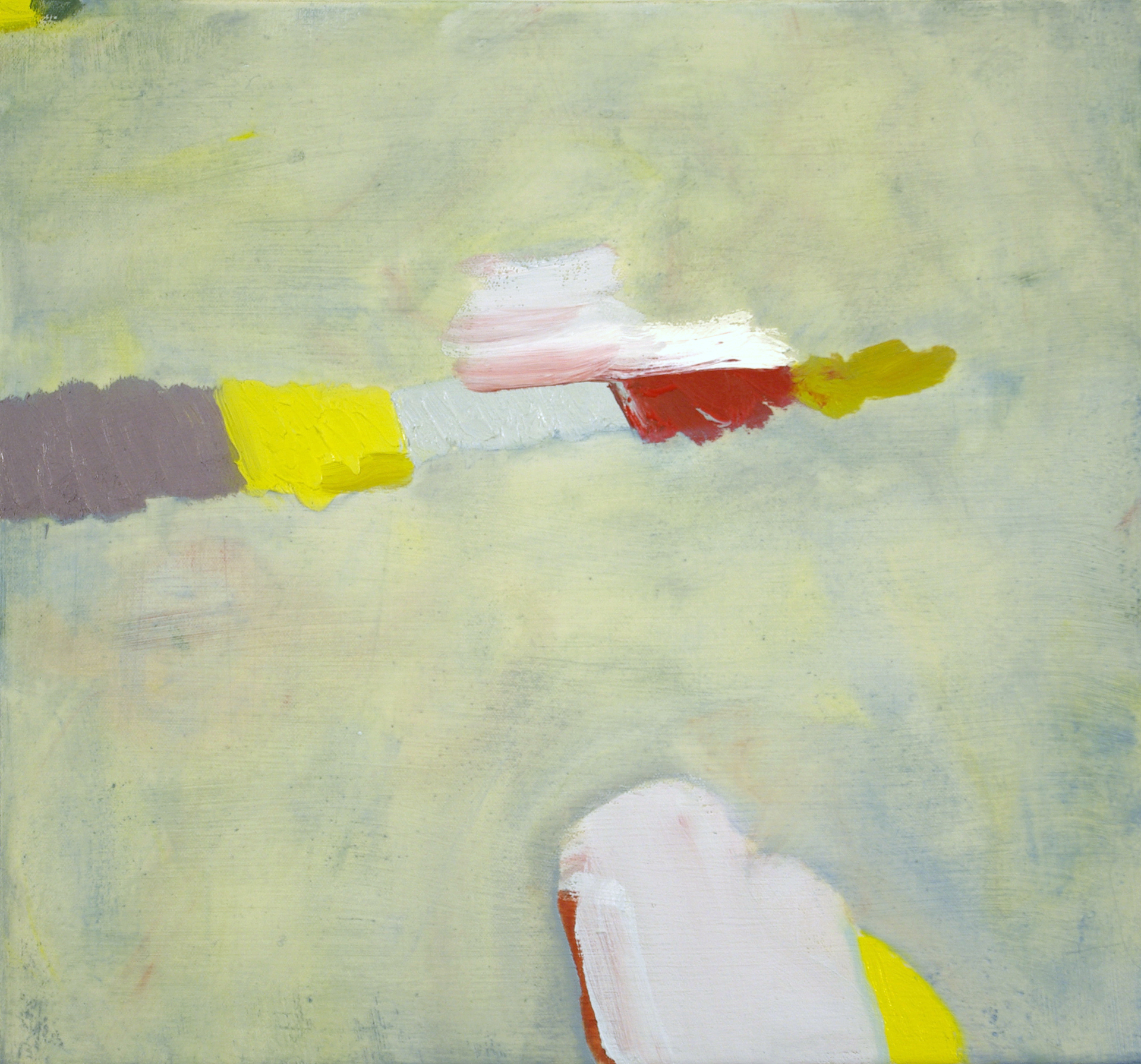 The Hotte Nitemare, oil and beeswax on canvas, 13"x12"