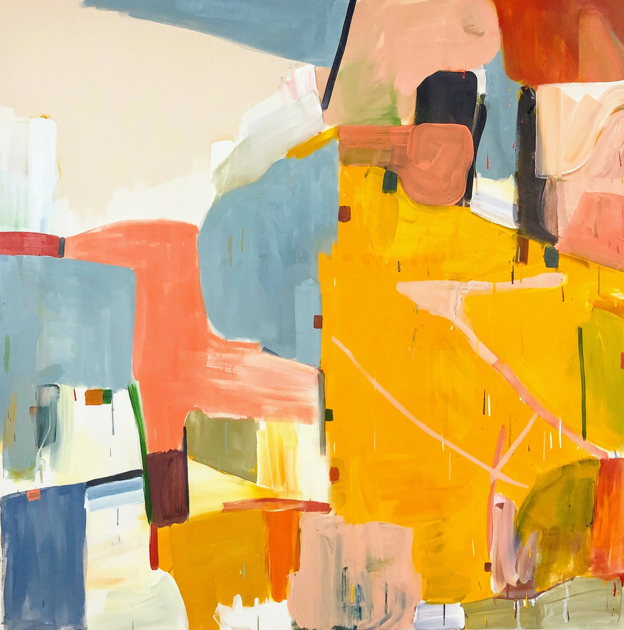 Harrison-1, 2019 oil on canvas 60”x60”