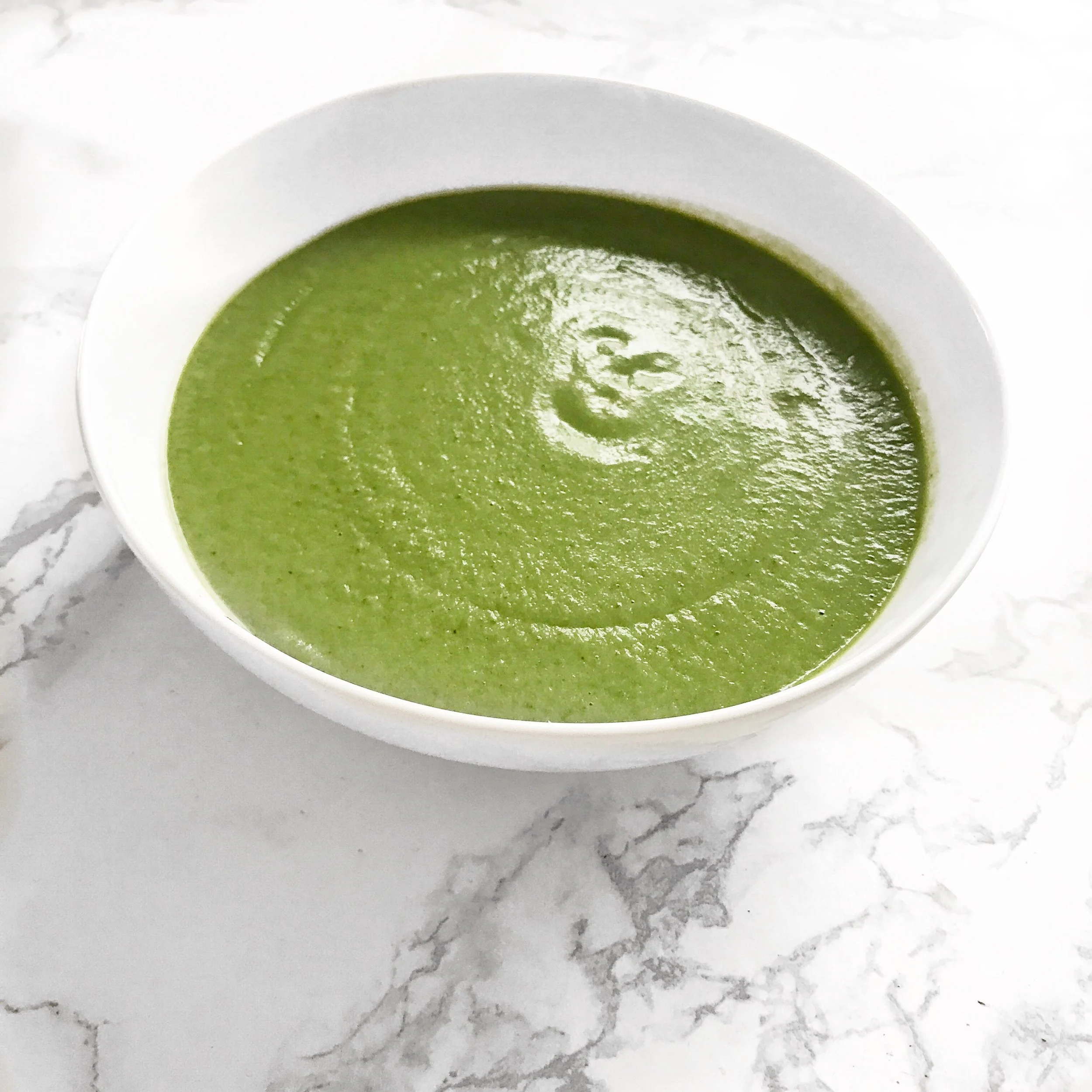 Spinach Broccoli Green Curry Soup