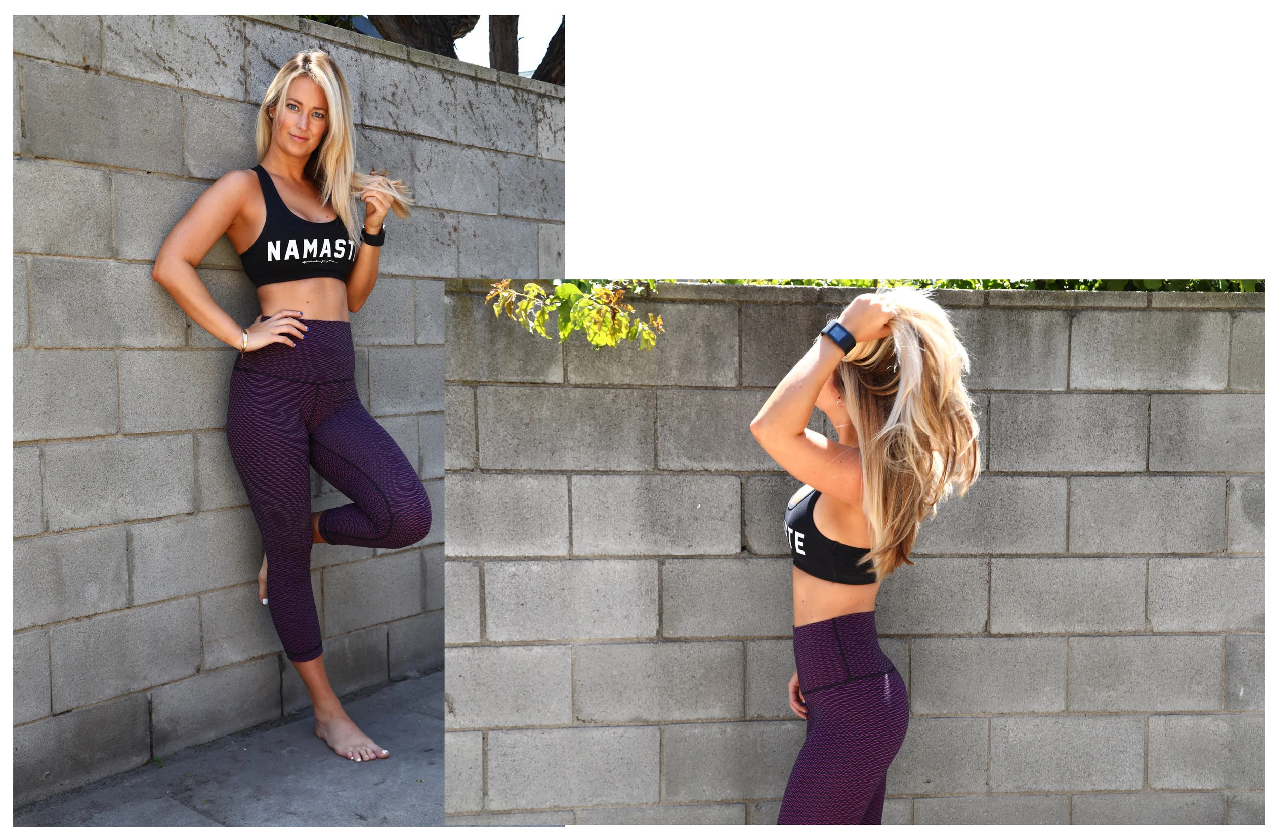 Leggings: Lululemon (similar) Sports Bra: Spiritual Gangster