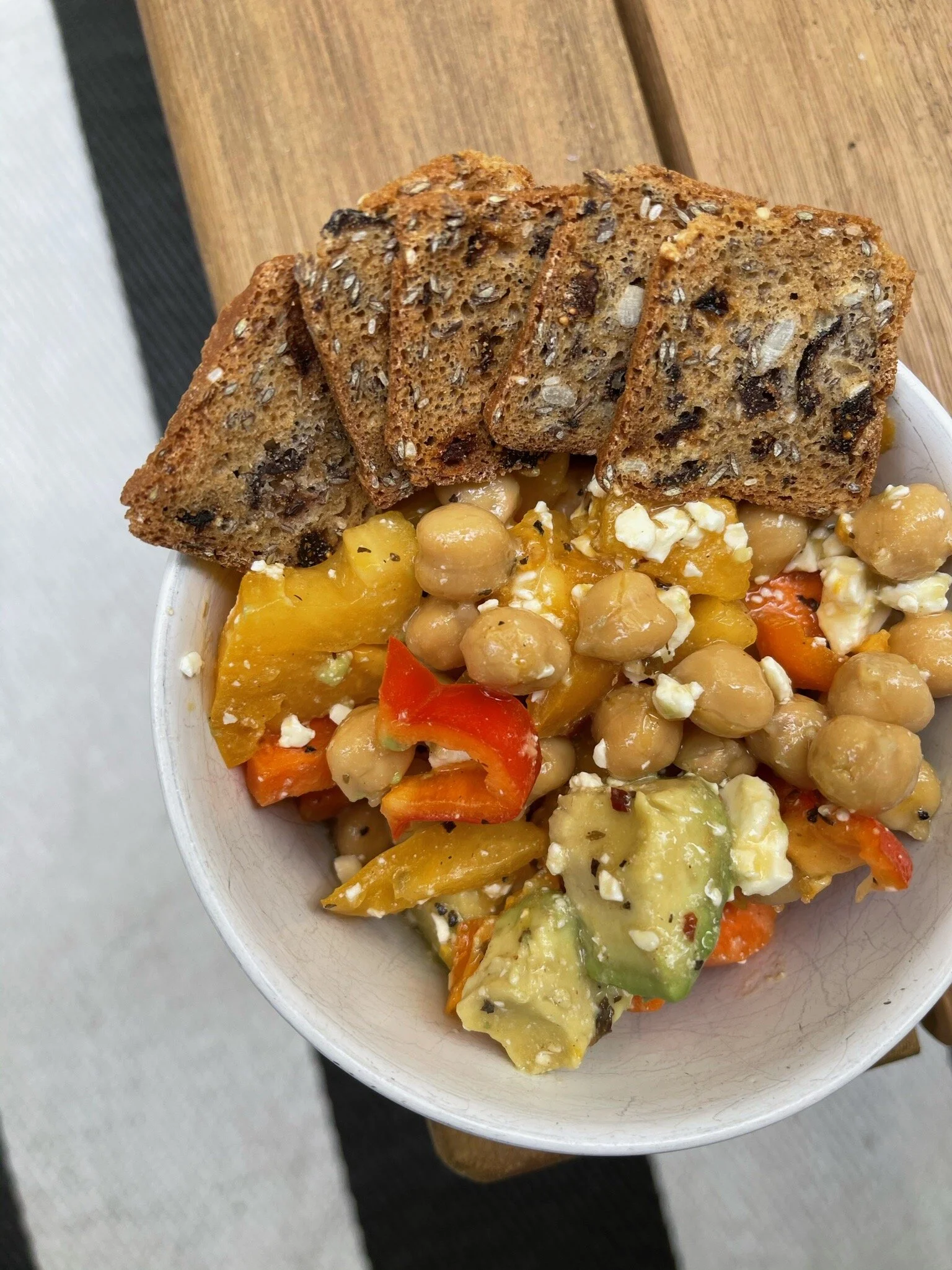 Quick Mediterranean Veggie Salad