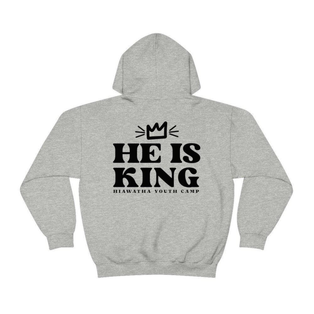 He Is King Hoodie — H Y C
