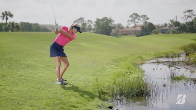 The 19th HOLE - Lexi Crushes IT! - The shot from the DAMP ROUGH!