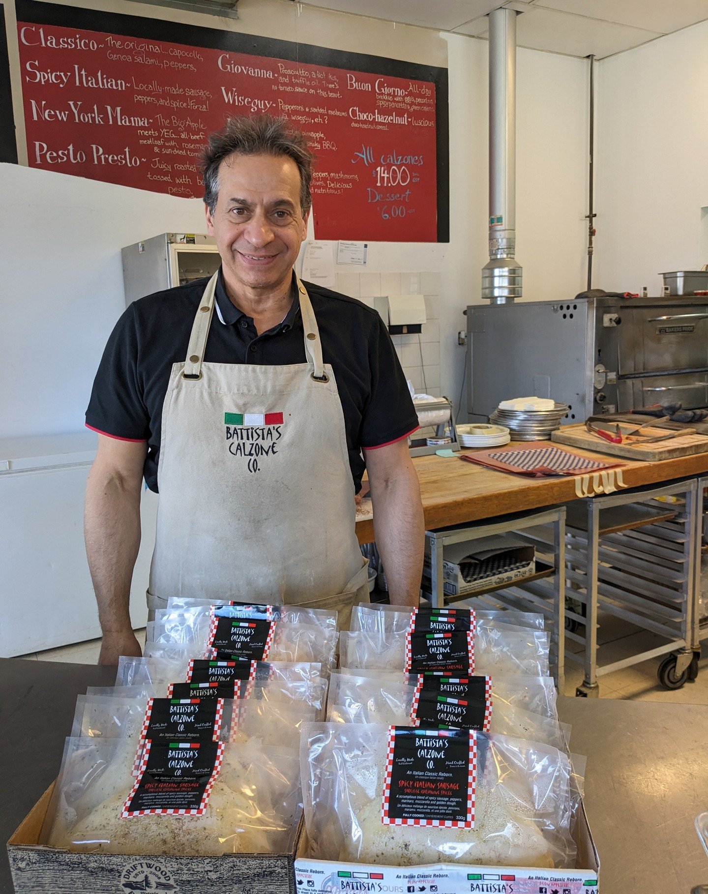 Did you know you can find @battistascalzone at the @italiancentreshop, H&amp;W Produce and @pastapantry in Sherwood Park?!

Enjoy Battista's Spicy Italian Sausage and Pesto Chicken varieties.

But of course, you can visit them on the Avenue, Saturday