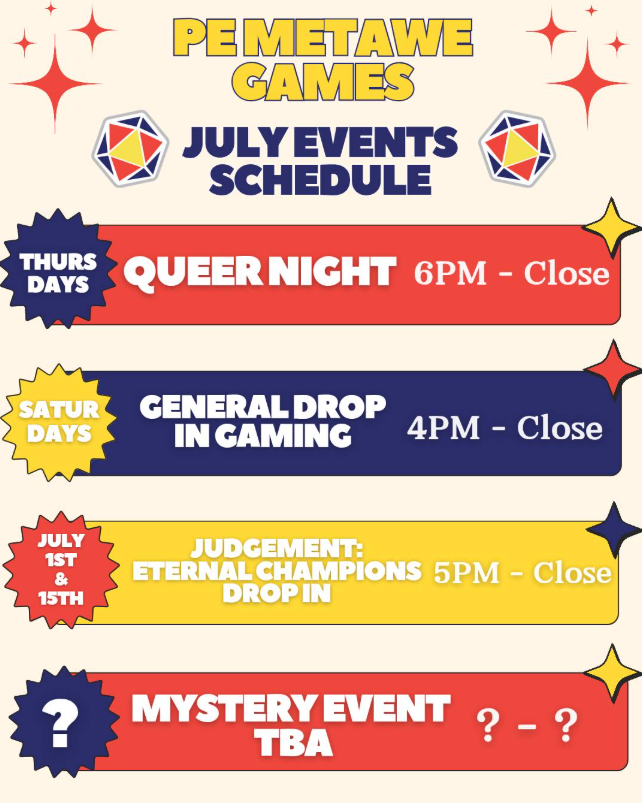 Pe Metawe Games Queer Night 