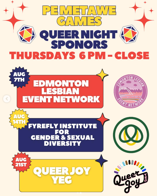 Queer Nights at Pe Metawe Games