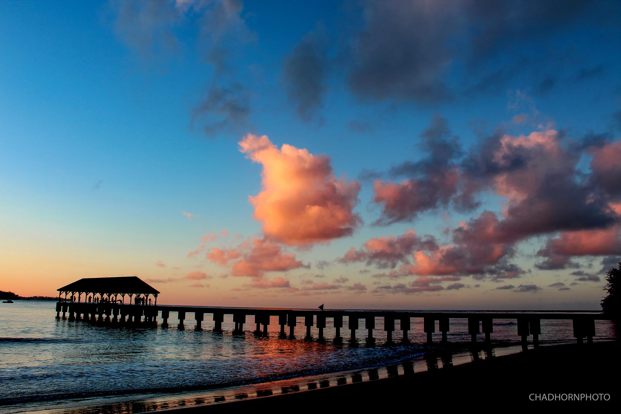 Hanalei Pier Sunset.jpg