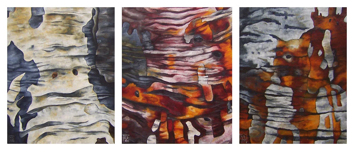 Tree Spirits Triptych I