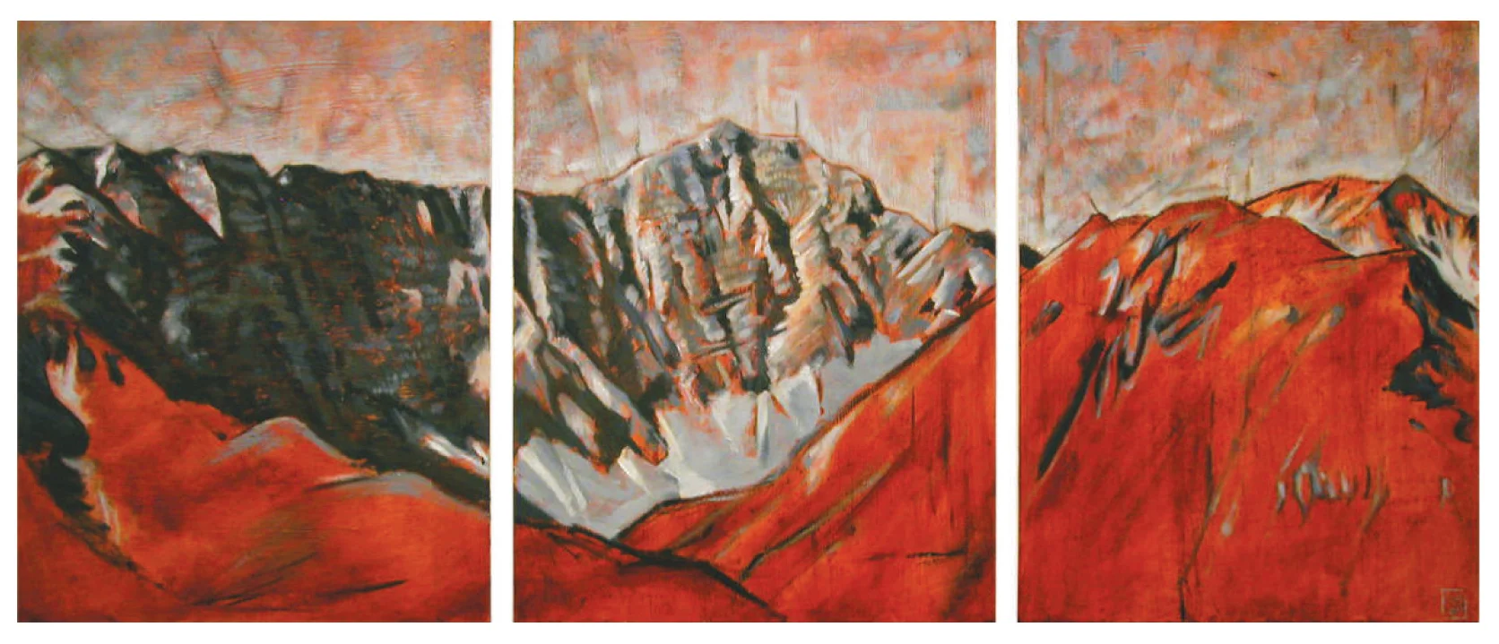 Gartner Wand Triptych