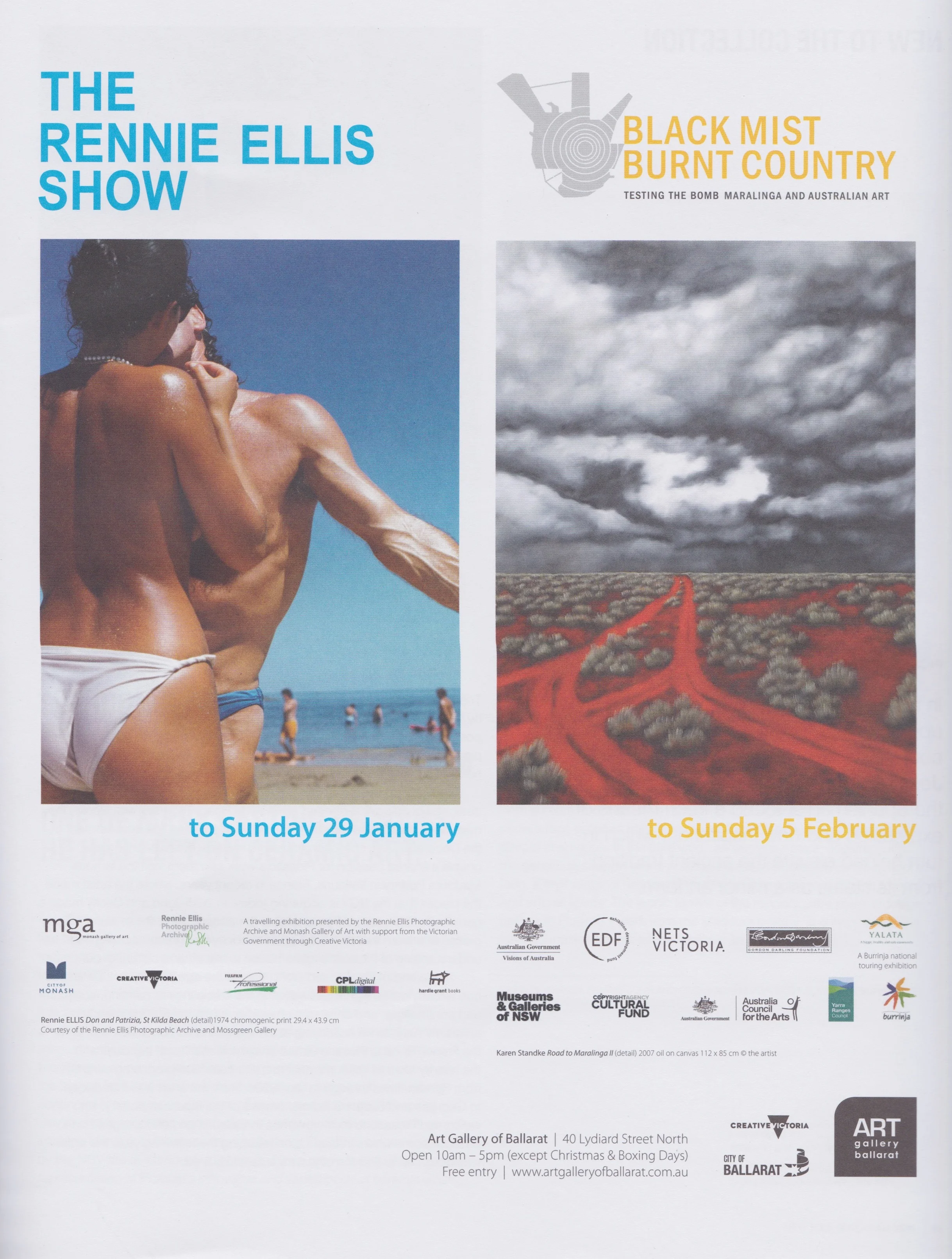 "Black mist burnt country", NGV magazine , Jan/Feb 2017