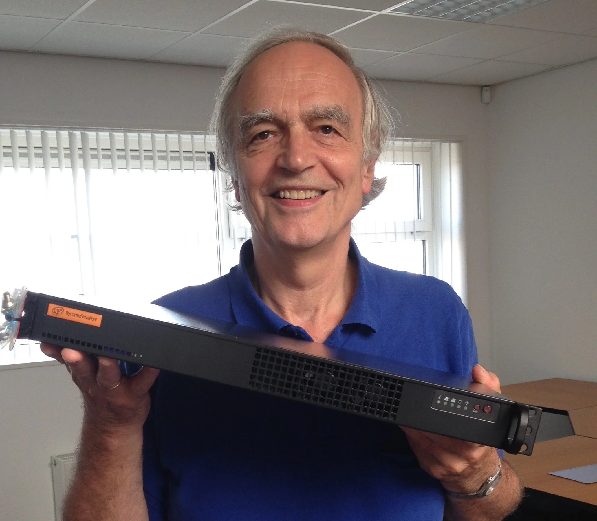 Jan de Wit, CEO Ardis Technologies with a microDDP