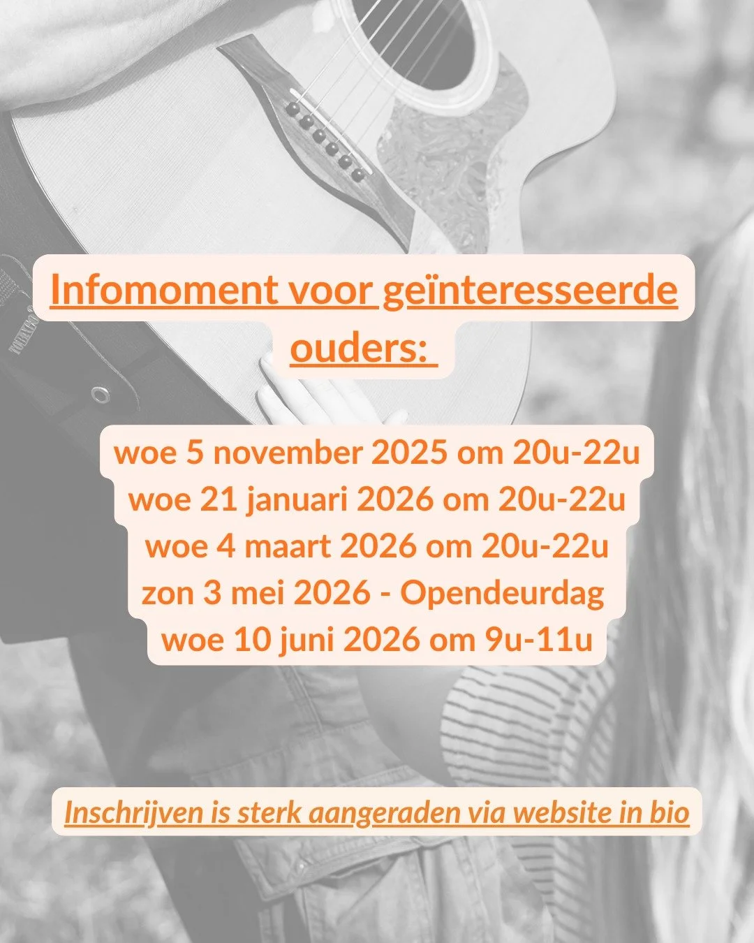 ✨ Onze school organiseert in de loop van het schooljaar meerdere infomomenten. Tijdens deze momenten nemen wij je mee in de visie en missie van onze school. Zowel ons pedagogisch project, de lesinhouden, het dagelijks schoolverloop en de ouderpartici