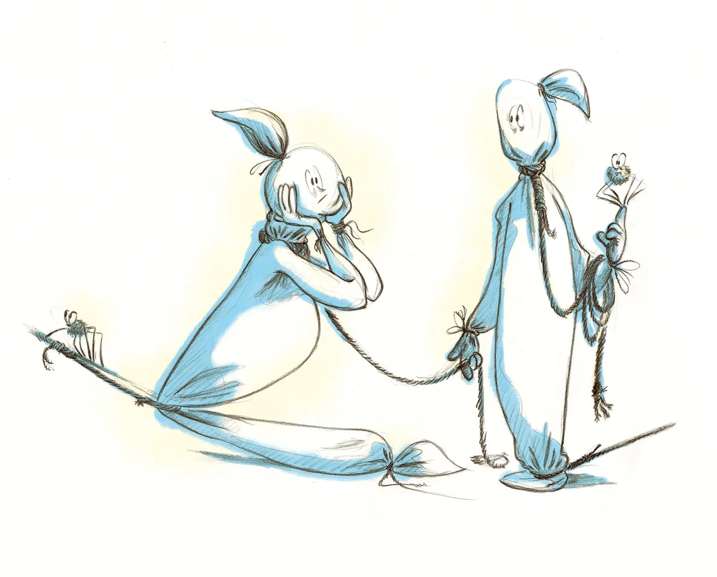 Spooky Ghosts - Book Illustration - Time To Go